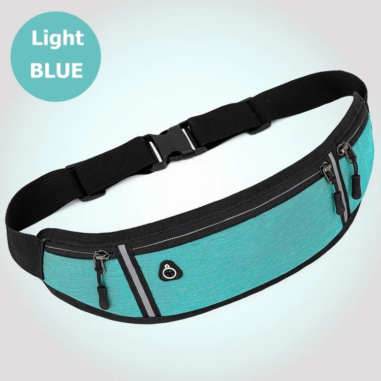 Adjustable Sports Running Waist Bag - Multifunctional Belt Pouch for Men and Women with Phone Holder - Ideal for Outdoor Activities