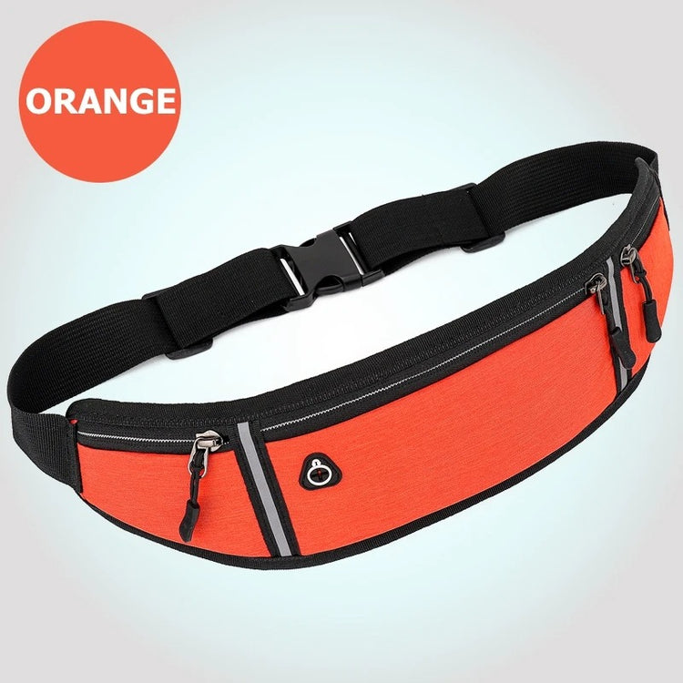 Adjustable Sports Running Waist Bag - Multifunctional Belt Pouch for Men and Women with Phone Holder - Ideal for Outdoor Activities