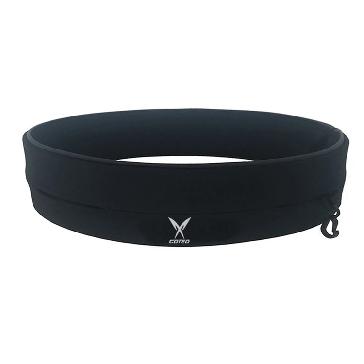 High-Elasticity Fitness Waist Pack - Stretchy Anti-Theft Running Belt with Zipper - Ideal for Jogging, Cycling, and Outdoor Activities