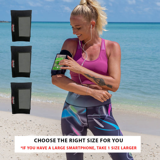 HopSport - Smartphone Armband for Running - 3 pack