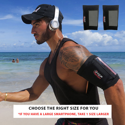 HopSport - Smartphone Armband for Running - 2 pack